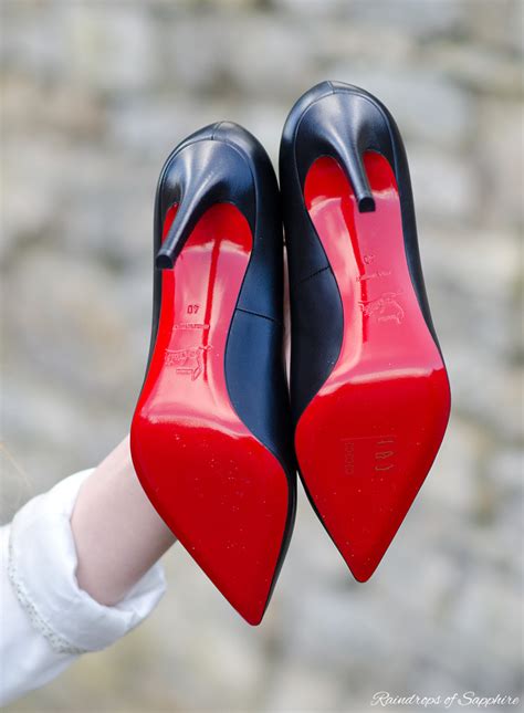 louboutin shoes with red soles.